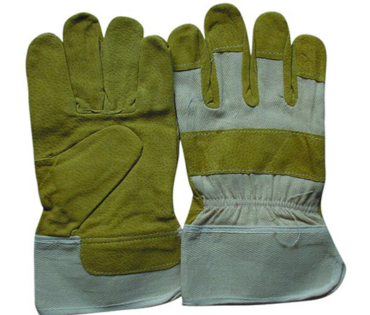 Split pigskin work glove