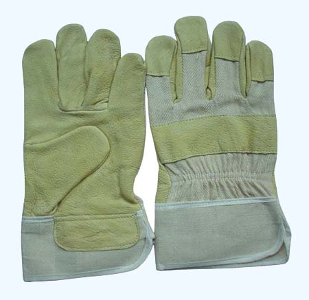 Light colour grain pigskin work glove