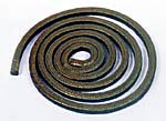 Filament braided packing with silicon cord inside