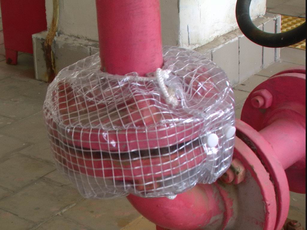 PVC (Polyethylene)flange shields
