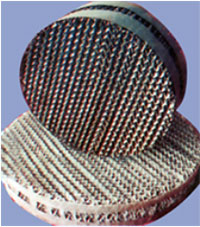 Corrugated structured packing
