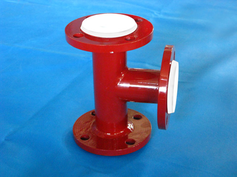 PTFE LINED EQUAL TEE