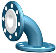 PTFE LINING elbow