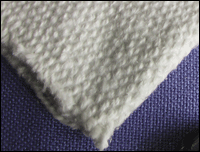 Ceramic fiber cloth
